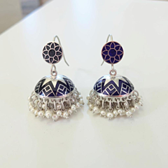 Silver earrings