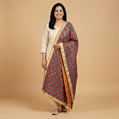 Half Pure Hand Made Dupatta 