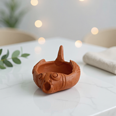 Terracotta Fish Diya