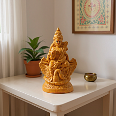 Terracotta Saraswati Mata Idol