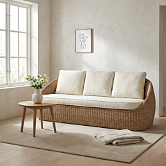 Handcrafted Rattan Sofa Set