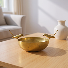 Brass Small Bird Bowl KBH05875 