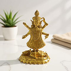 Goddess KALI Idol 12 inch - GI Certified Bengal Dokra