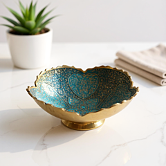 Decorative and Elegant Brass fruit Bowl 