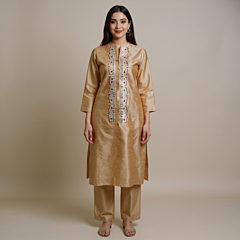 Tissue Kurti Set