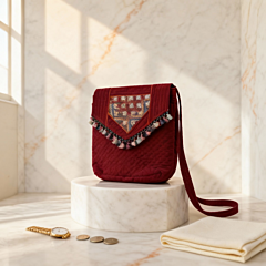 HAND BAG WITH CHESS DESIGNE