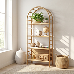 Bamboo Book Rack | 60 x 18 x 30 inch