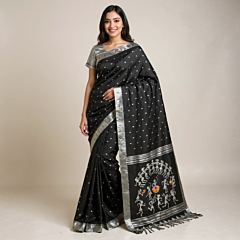 Handmade Paithani Saree I Black