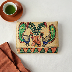 Hand-Painted Madhubani Wallet I Multicolour