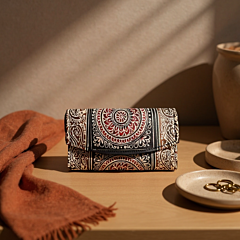 Genuine Leather Shantiniketan Clutch Purse