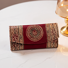 Genuine Leather Shantiniketan Clutch Purse