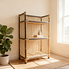 Handmade Bamboo Rack for Storage 