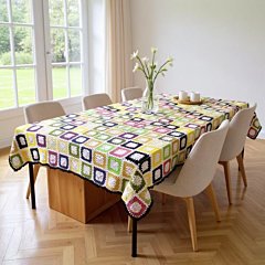 Handmade Crochet Dinning Table Cover | Multicolour