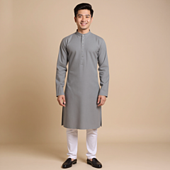 Grey Color Kurta