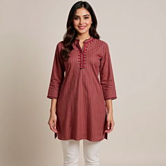 NECK EMBROIDERY KURTA FOR LADIES