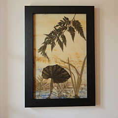 Handmade Nature Wall Decor | Made with Dry Leaves