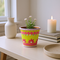 Handmade Decorative Kulhad Pot