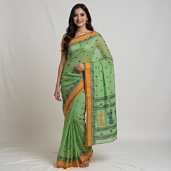 Exclusive 100s/100s cotton Handloom Saree