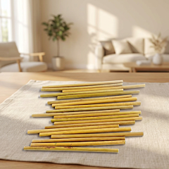Handmade Bamboo Straws | 5.7” – 5.9” | Long | 0.20”-0.24” Diameter