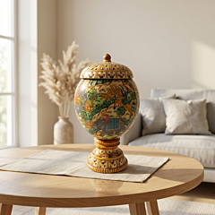 Bone-Crafted Mughal Style Surahi