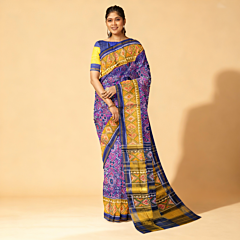 Single Ikat Patola Silk Saree