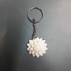 BONE KEYCHAIN FLOWER