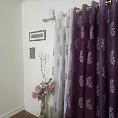Hand Block Printed Curtains, Chanderi-Combination Curtains, Handloom Curtains, Curtains, Dharohars Curtains