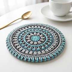 Handcrafted Coaster - Blue