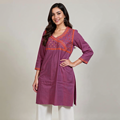 ELEGANT HAND EMBROIDERY KURTA FOR LADIES 