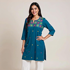 HAND MADE EMBROIDERY KURTA FOR LADIES