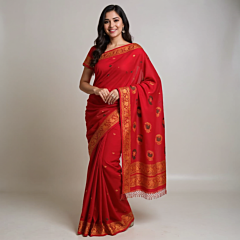 Cotton saree with Blouse Piece