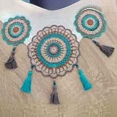 Edge Coaster with Tassels