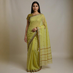 Exclusive Bengal Handloom Saree |Green