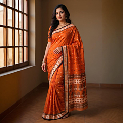 Bengal Traditional Cotton Tangail Saree