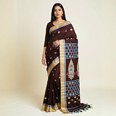 Bengal Soft Cotton Saree with blouse piece 