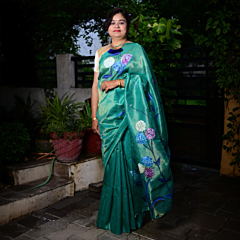 Hand painted saree for women