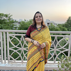 Handloom Woollen Saree | Yellow