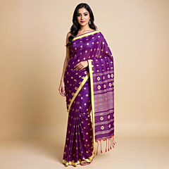 Pure Cotton  Saree with blouse piece 