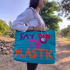 Say No To Plastic Tote Bag
