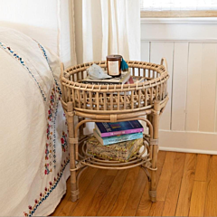 Cane Tray Table