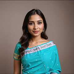 Ponnur Tie&Dye Cotton Sarees-Blue