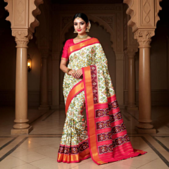 Pochampally Ikkat Saree | 550x112 cm