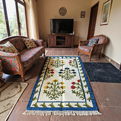Handmade Floral Design Rugs
