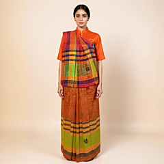 Mercerized Cotton Saree