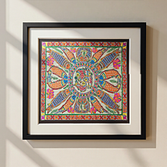 MADHUBANI PAINTING OF GROUP OF FISH