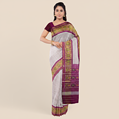 Single Ikat Patola Silk Saree