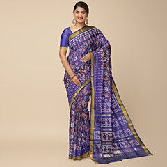 Single Ikat Patola Silk Saree