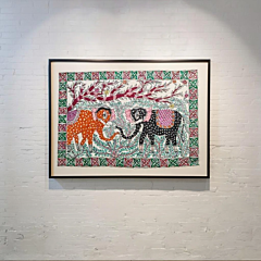 Handmade Madhubani painting  without frame