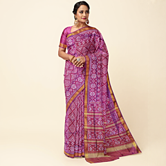 Single Ikat Patola Silk Saree