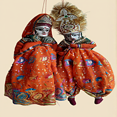 Handmade Kathputli- Radha Krishna 